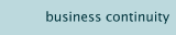 business continuity