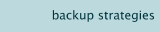 backup strategies